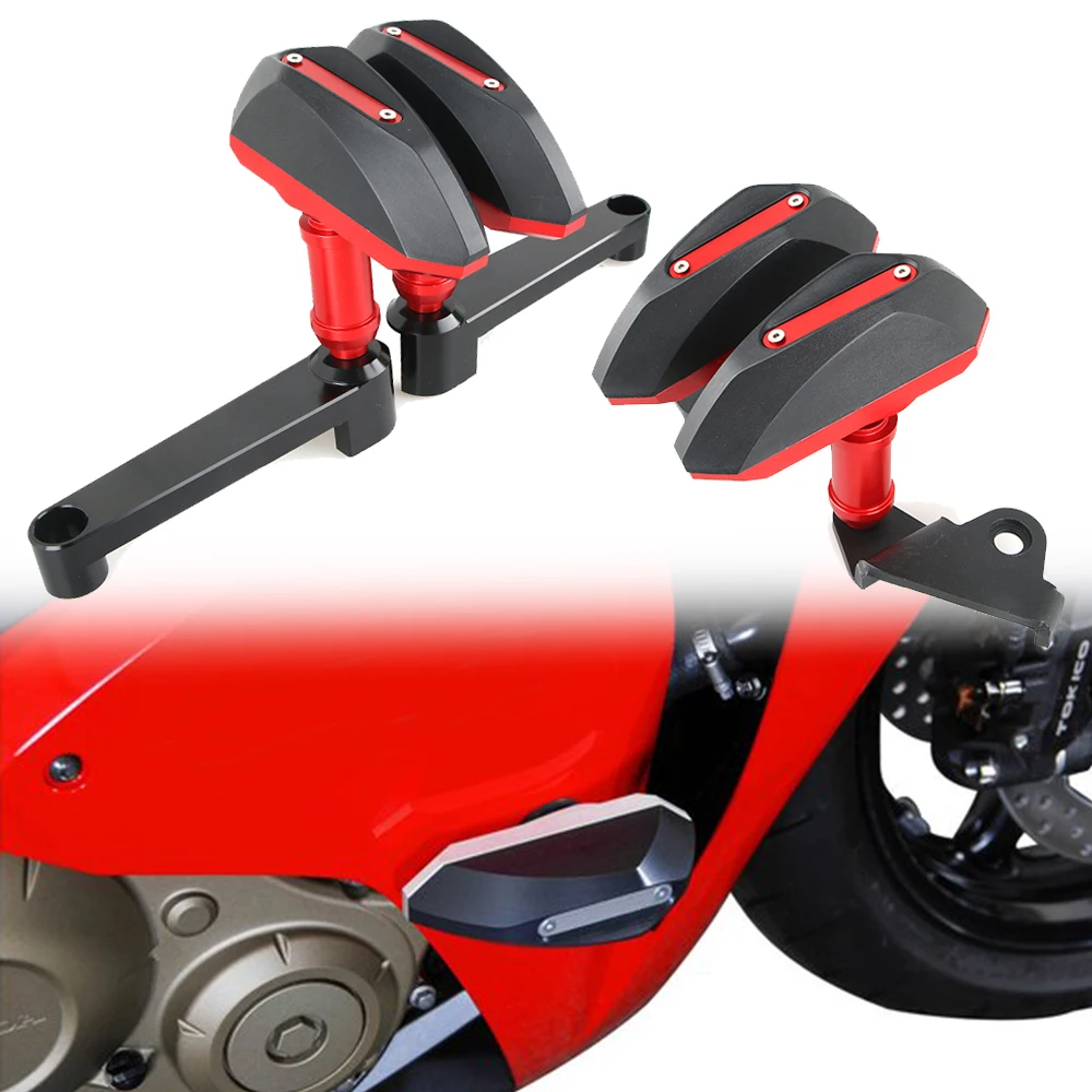 Слайдеры рамы двигателя с ЧПУ мотоцикла столкновенная защита от падения для Honda