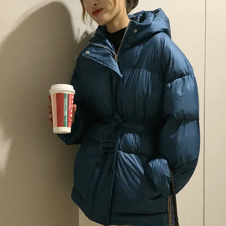 Одежда из хлопка женская осенняя и зимняя Новинка 2019 толстая хлопковая куртка