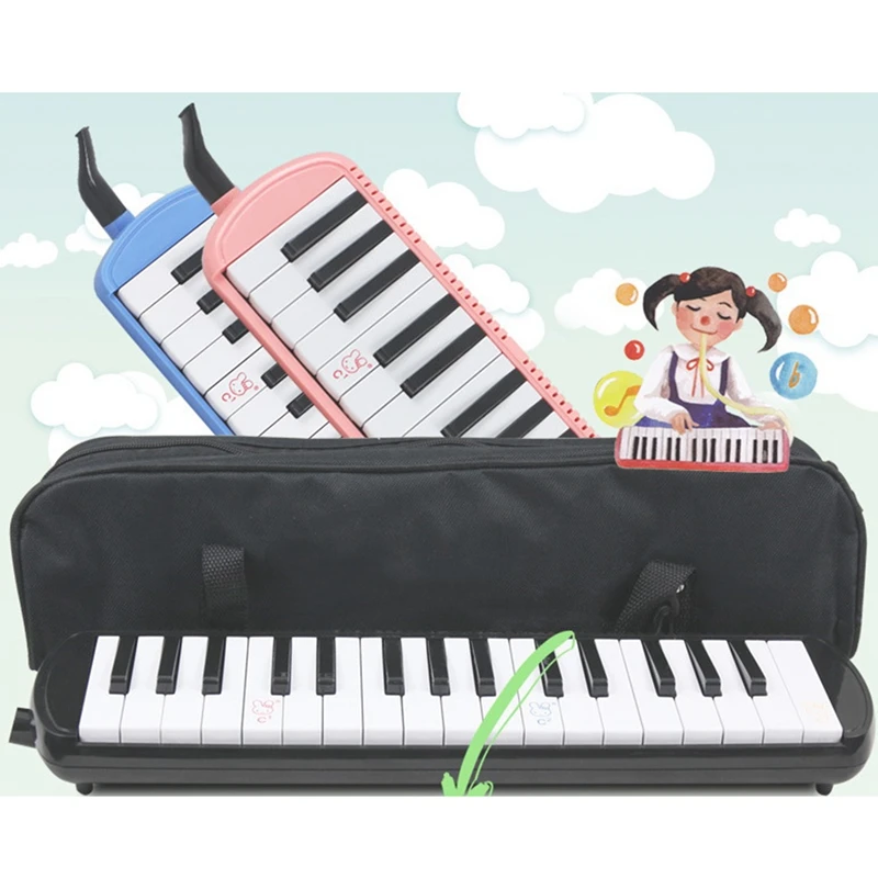 

Qi Mei 32Key Piano Keyboard Instrument Harmonica Children Melodic Musical Instrument with Oxford Bag
