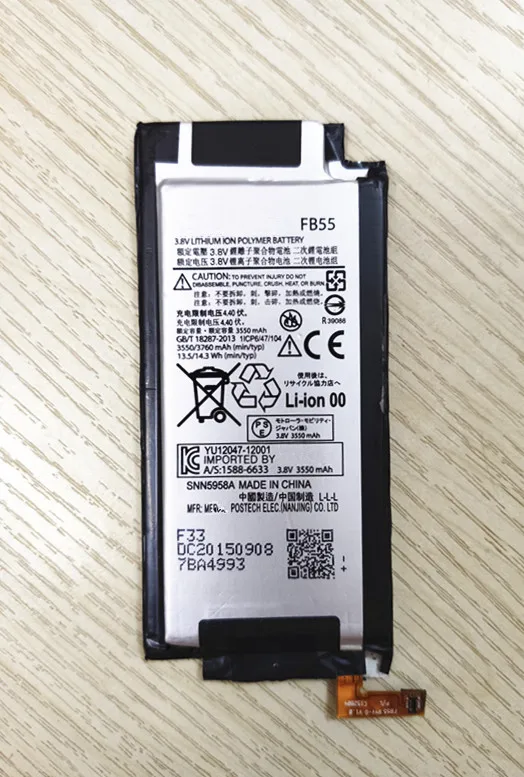 Высококачественный аккумулятор FB55 SNN5958A 3760 мАч для Motorola MOTO Droid Turbo 2 XT1580 XT1581 XT1585 Moto X