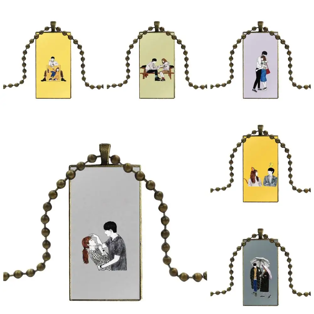 Эффектное длинное корейское колье для девочек с изображением сыра в ловушке из