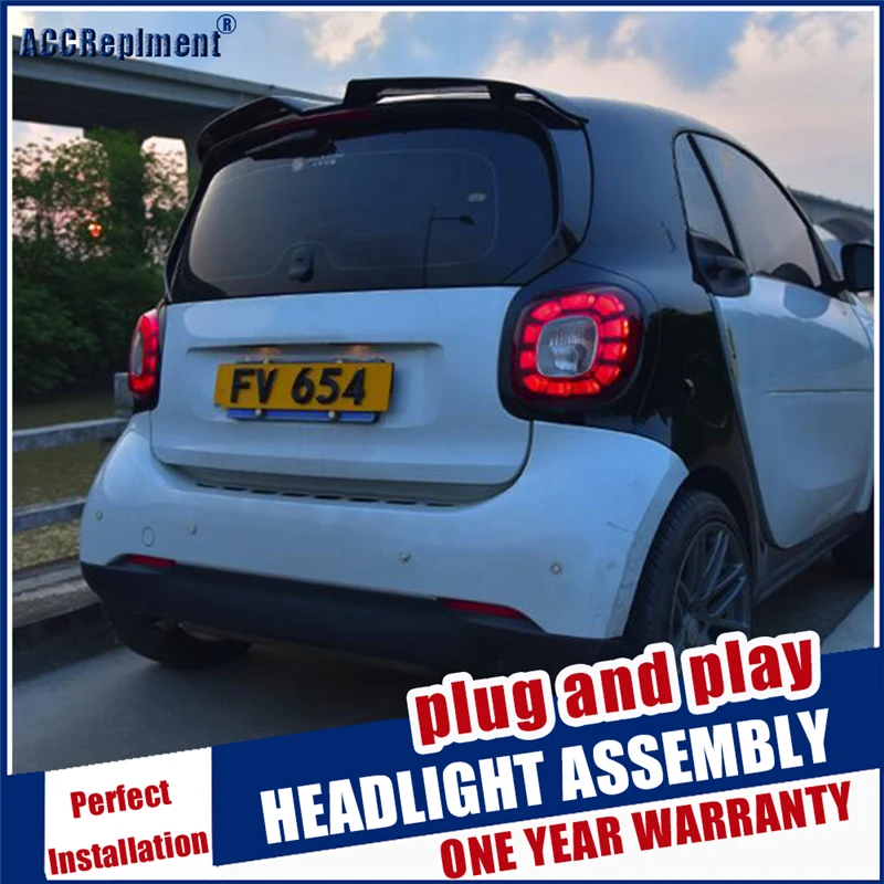 Из 2 предметов Тюнинг автомобилей для Benz Smart светодиодный задний светильник s