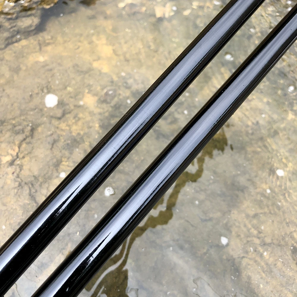 Темно-серая телескопическая удочка для ловли карпа короткая жесткая из