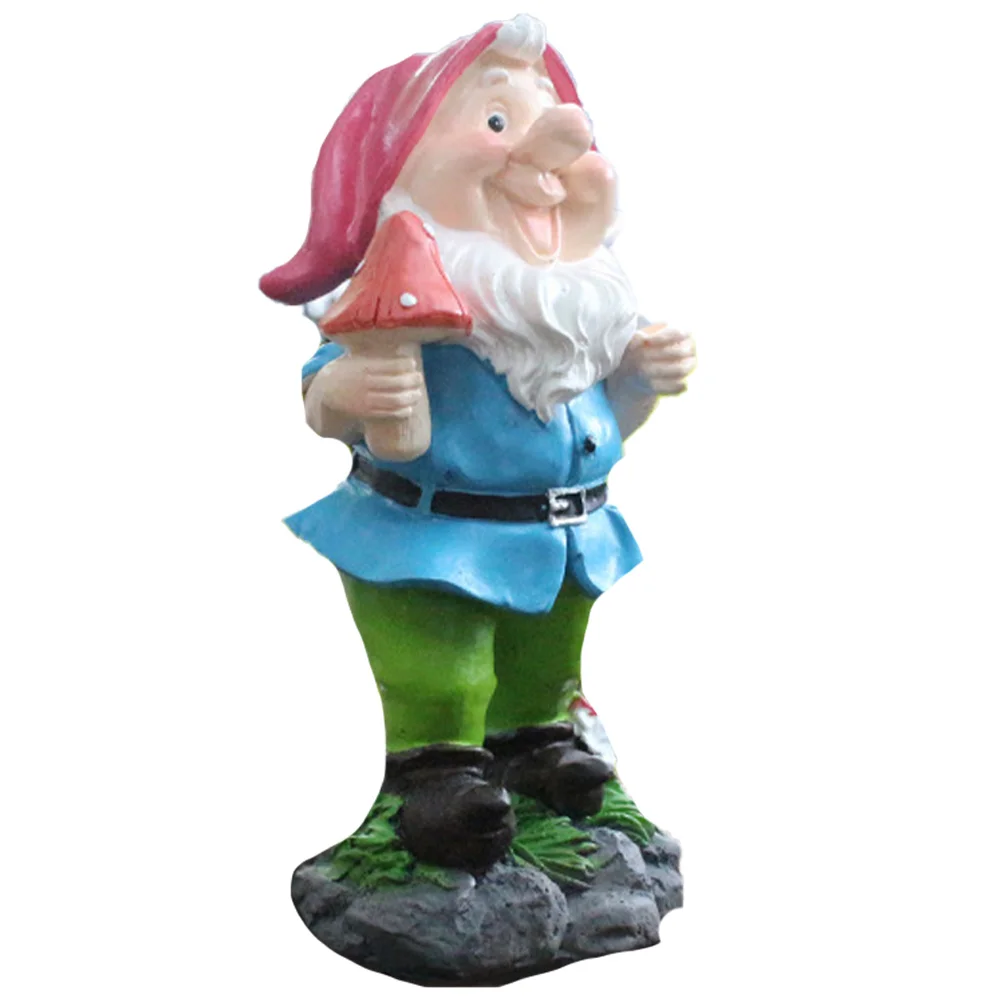 1 Pc Miniature Garden Gnome Elf Statue Mini Ornament | Дом и сад