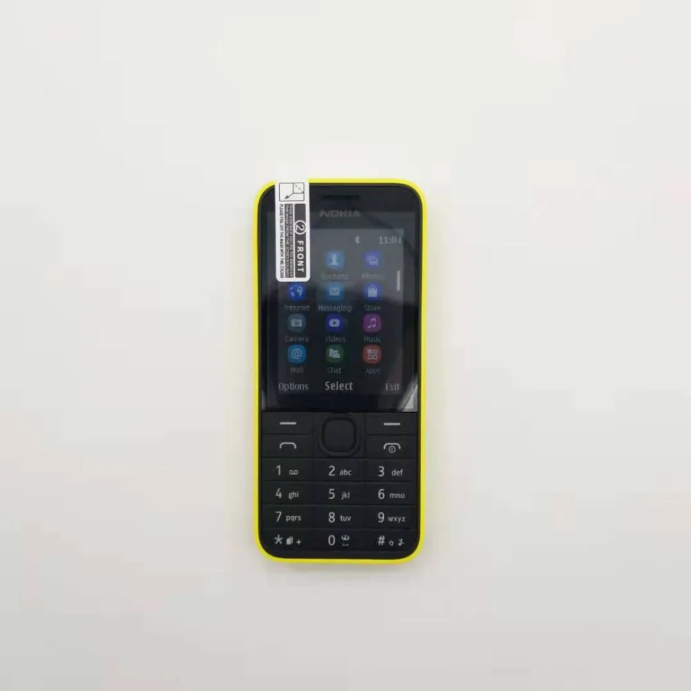 208 Dual Sim Nokia 208 2G/3g GSM 1.3MP 105 0mAh разблокированный дешевый Восстановленный сотовый телефон Восстановленный