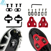 cycling shoe parts flat cleats spd pedal cycling shoe clip accessories self locking bicycle parts mtb splint swivel buckle