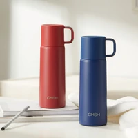 2021 new portable vacuum cup business style 540ml coffee mug 304 stainless steel leakproof outdoor thermos flask for gifts