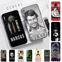 narcos tv series pablo escobar phone case for huawei mate 20 10 9 40 30 lite pro x nova 2 3i 7se