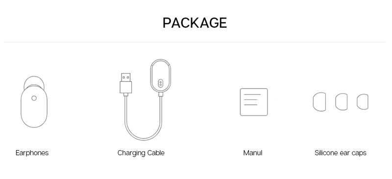 Оригинальные беспроводные мини-наушники-вкладыши Xiaomi, bluetooth наушники IPX4, водонепроницаемые наушники с микрофоном, bluetooth-гарнитура, смарт-наушники с одной кнопкой