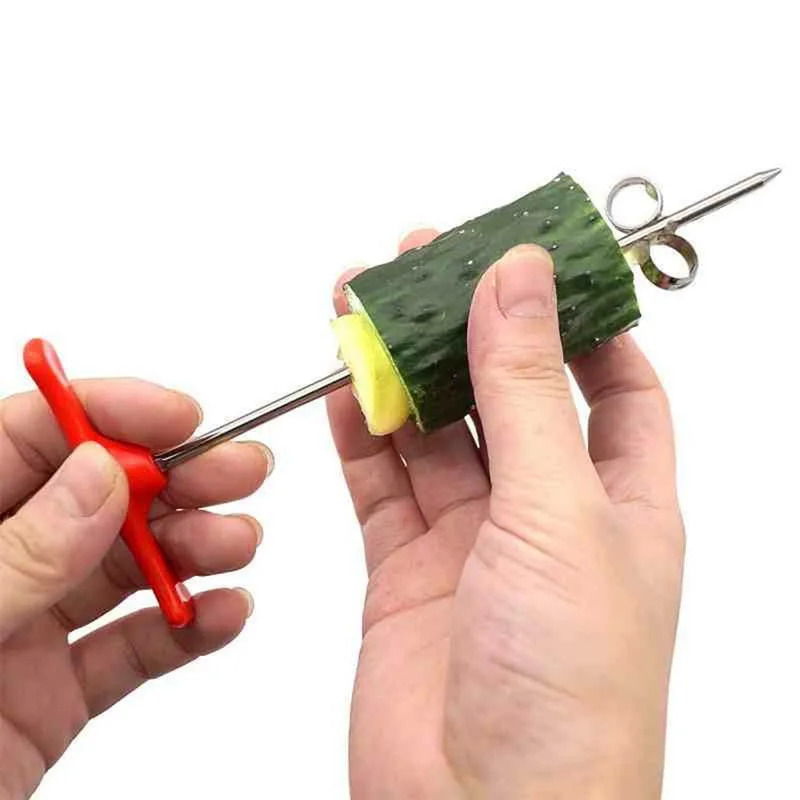 Креативный нож для нарезки картофеля ротационный картофель лоток спиральный