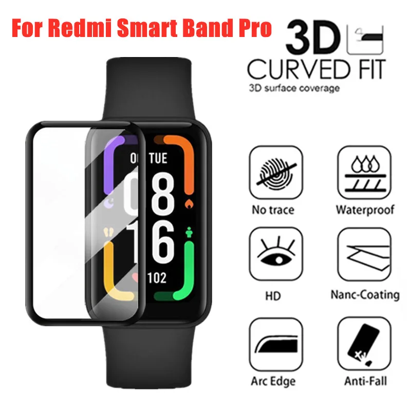 1-2 шт. защитная 3d-пленка для Xiaomi Redmi Smart Band Pro | Электроника