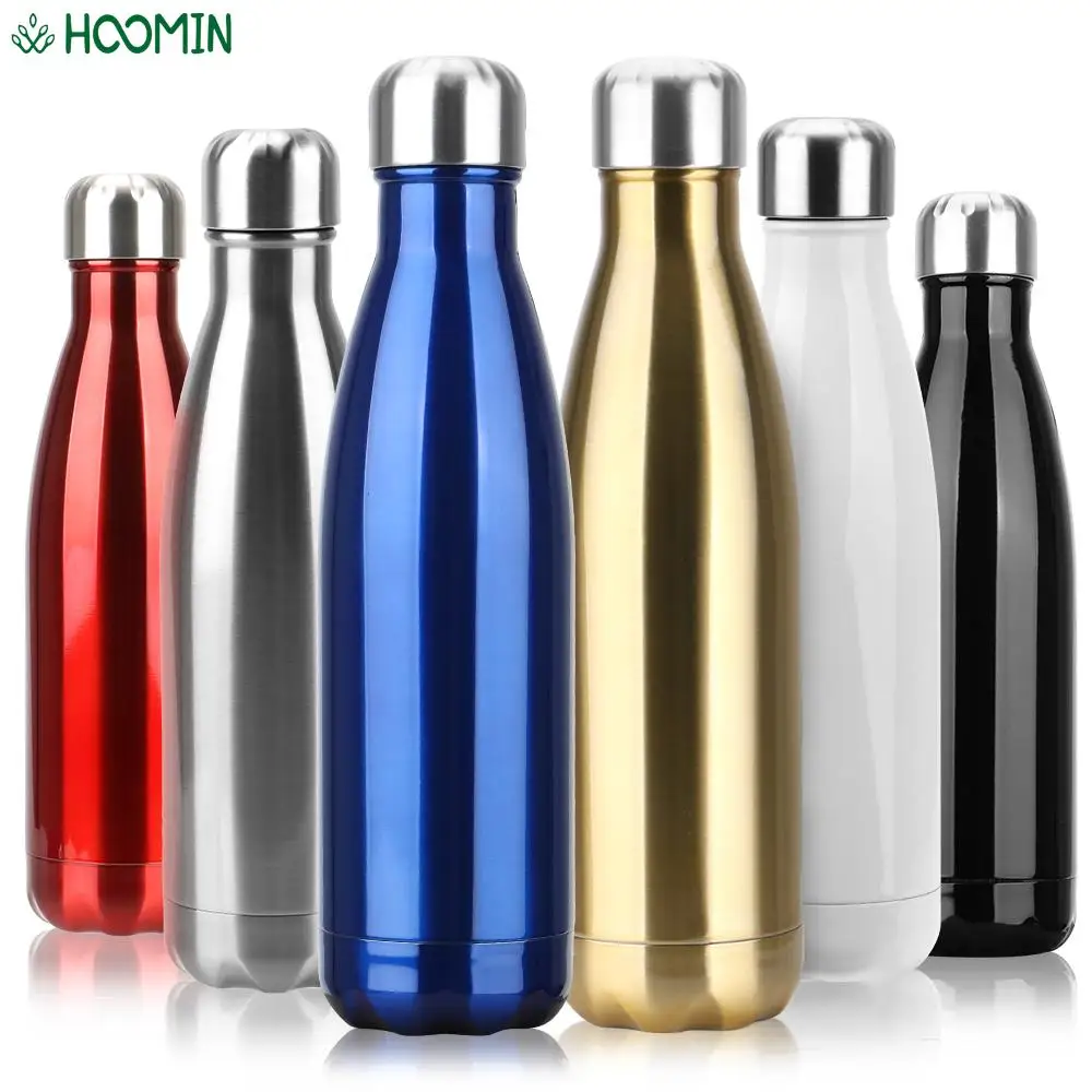500ml Double-Wall Insulated Vacuum Flask BPA Free Thermos for Sport Bottles Stainless Steel Water Bottle Cola Water Beer Thermos