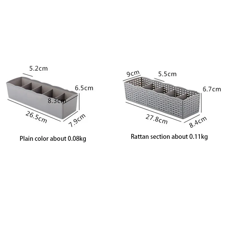 5 сеток корзина для хранения шкаф Органайзер женщин и мужчин коробка носков
