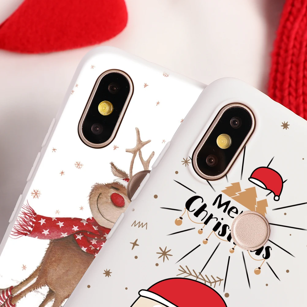 Веселый Рождественский олень мягкие чехлы из ТПУ для Xiaomi Redmi K20 CC9e Примечание 4X5 5A, 7, 6, 8, 9, SE Pro A2 Lite A1 6X 5A 6 6A плюс S2 7A чехол