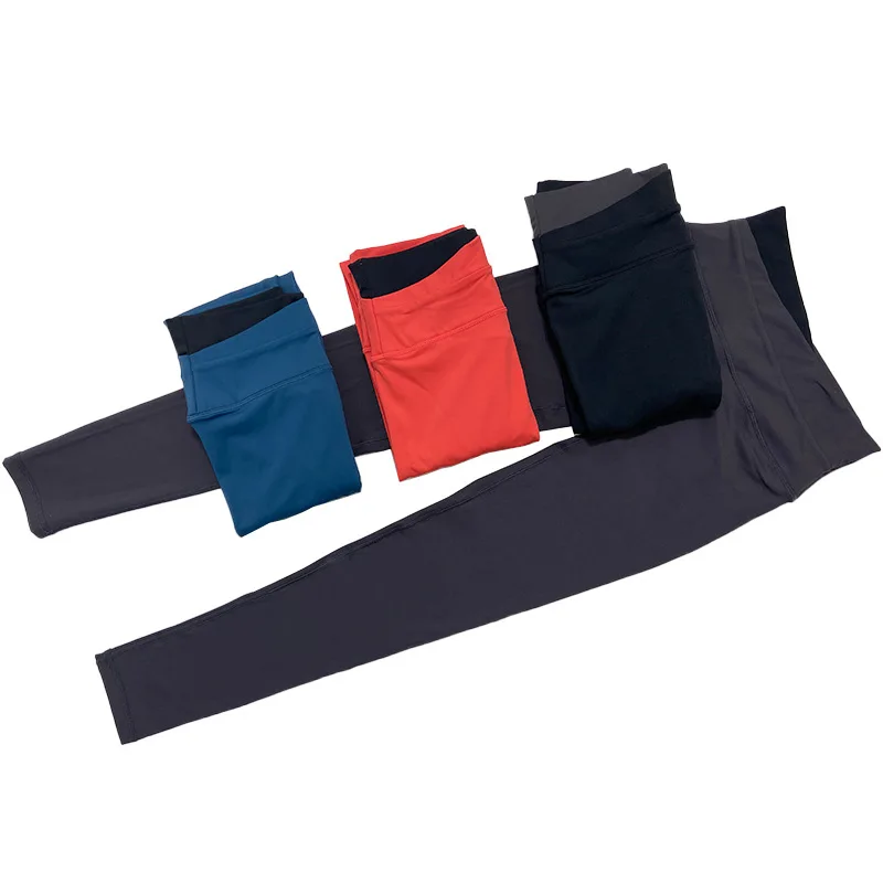 

Sexy Women Leggings Fitness Tights Women's Hips Solid Color Stretch Running Pants High Waist Fitness Pants