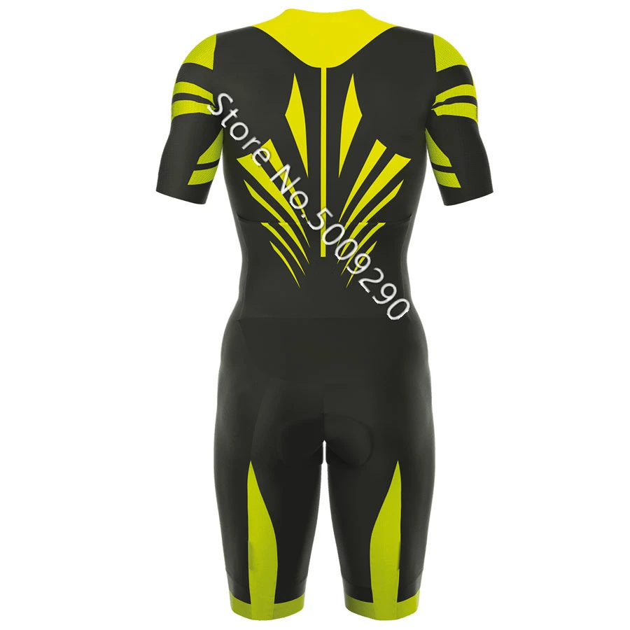 Велоспорт Skinsuit Триатлон Speedsuit Trisuit все в одном короткий рукав Speedsuit Maillot Ciclismo Одежда