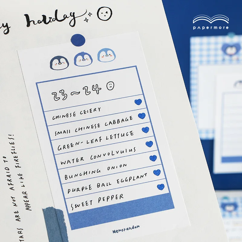 Блокнот для заметок Kawaii с изображением животных серия обнимающие землю индекс