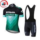 2021 летний трикотажный комплект для велоспорта Strava 20D, форма для горного велосипеда, велосипедная одежда, быстросохнущая велосипедная одежда, мужской короткий костюм