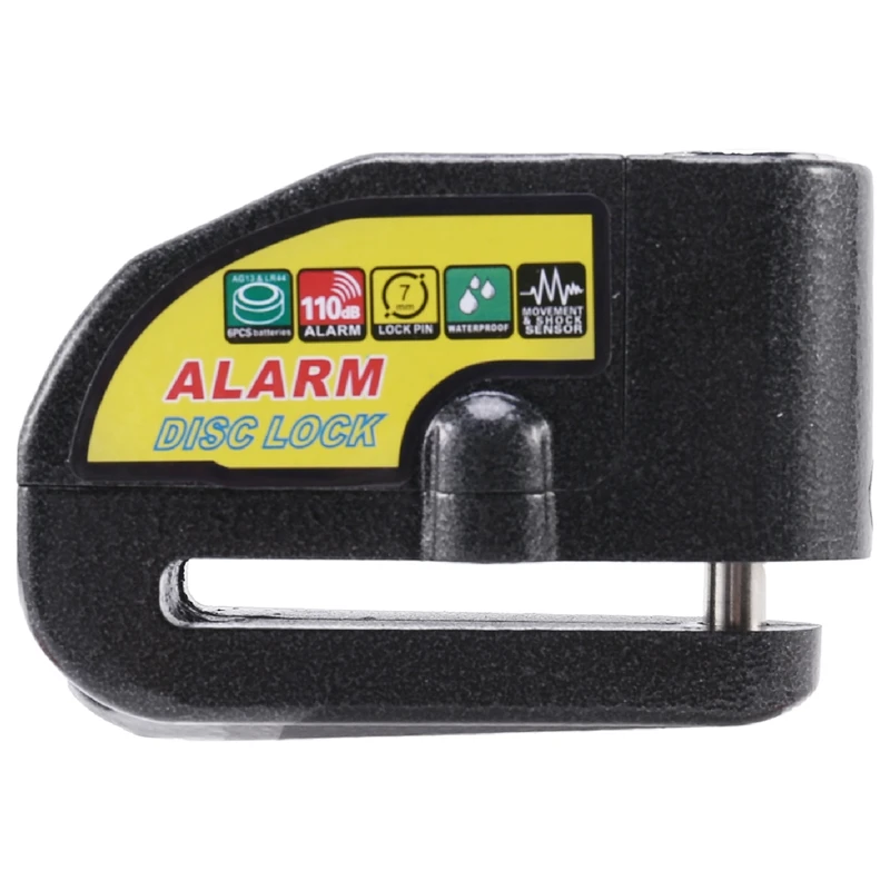 

Theft Lock Cycling Security Lock Control Vibration Security Lock 110Db Bicycle Motorcycle Wheel Disc Brake Lock