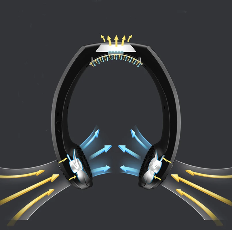 Арктический шейный кулер вентилятор свободные руки мини портативный