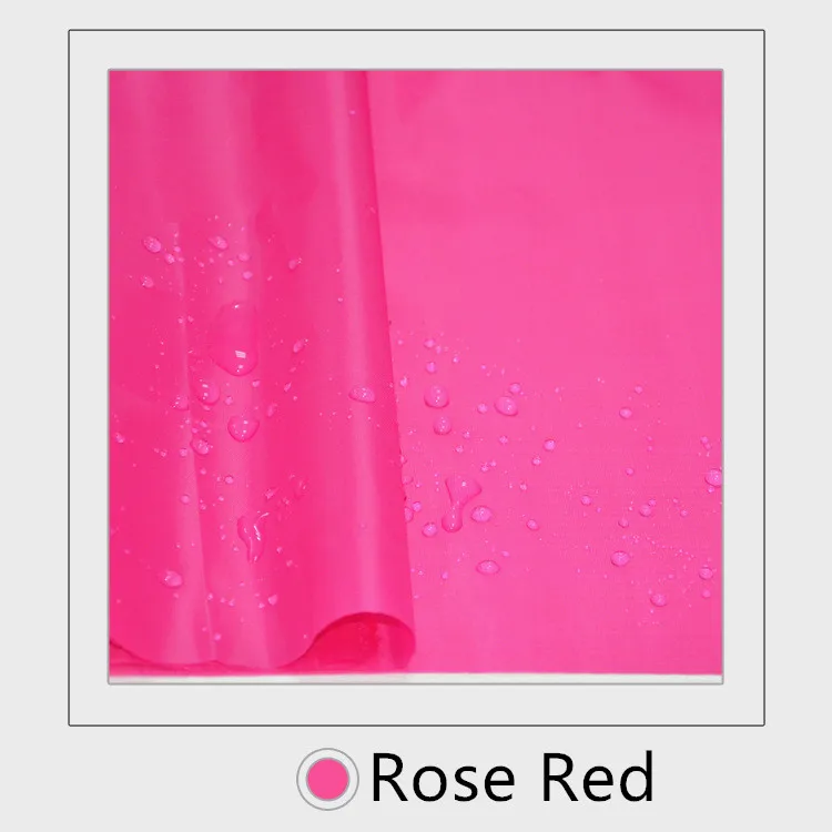 Rose Red 150x100 см тонкий 190 т поли тафф покрытие водонепроницаемая ткань анти-вода полиэстер тафты для зонт-тент флаг драпировка швейные инструменты - Цвет: Rose Red