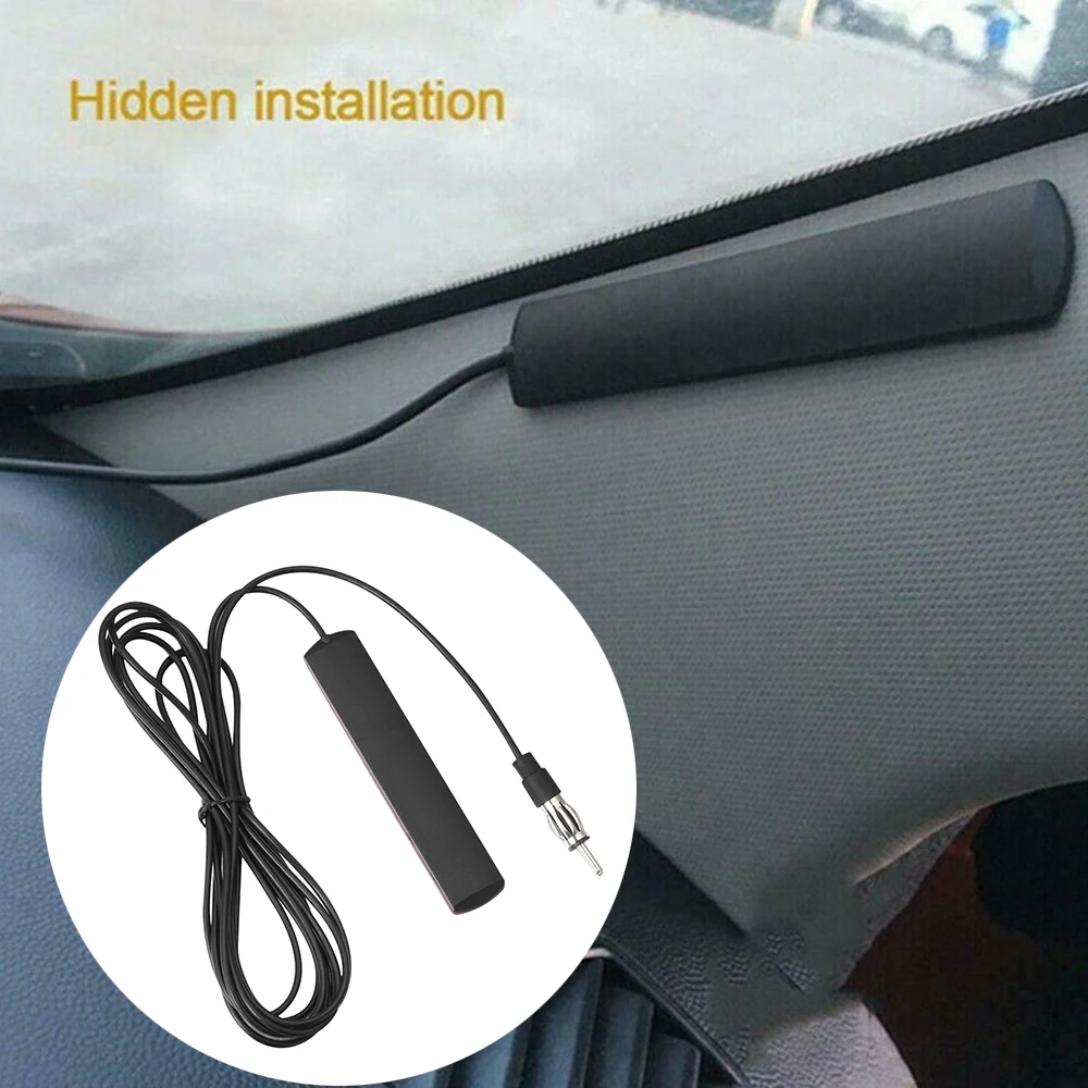 Новинка автомобильный радиоприемник стерео Скрытая антенна Stealth FM AM приемник