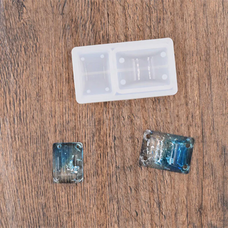 Прямоугольная силиконовая форма для самостоятельного изготовления браслетов