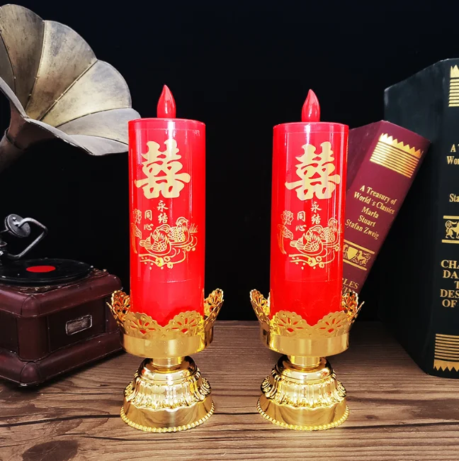 Электронная свеча в китайском стиле с имитацией китайской утки экологически