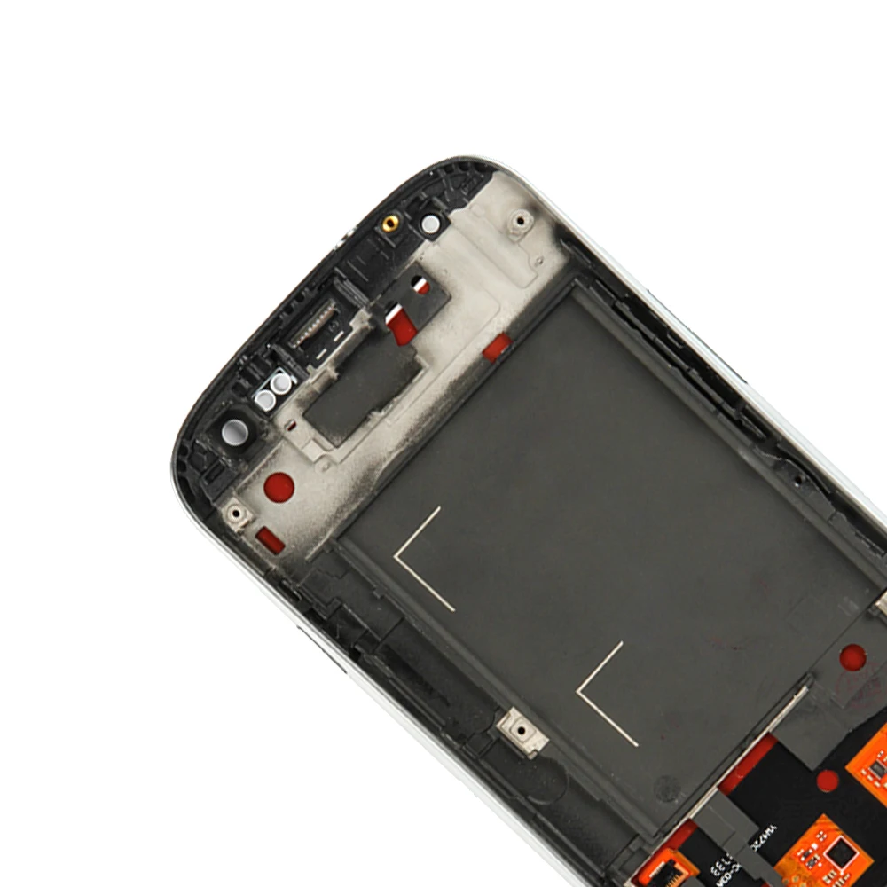 ЖК дисплей TFT с регулируемой яркостью для Repari Samsung GALAXY S3 I9300 рамкой и дигитайзером