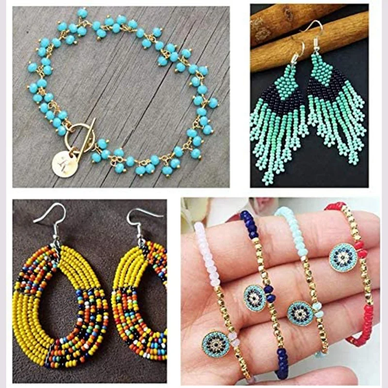 Colored 3mm Glass Beads for Kids DIY Bracelet Art and Jewelry Making Game | Украшения и аксессуары