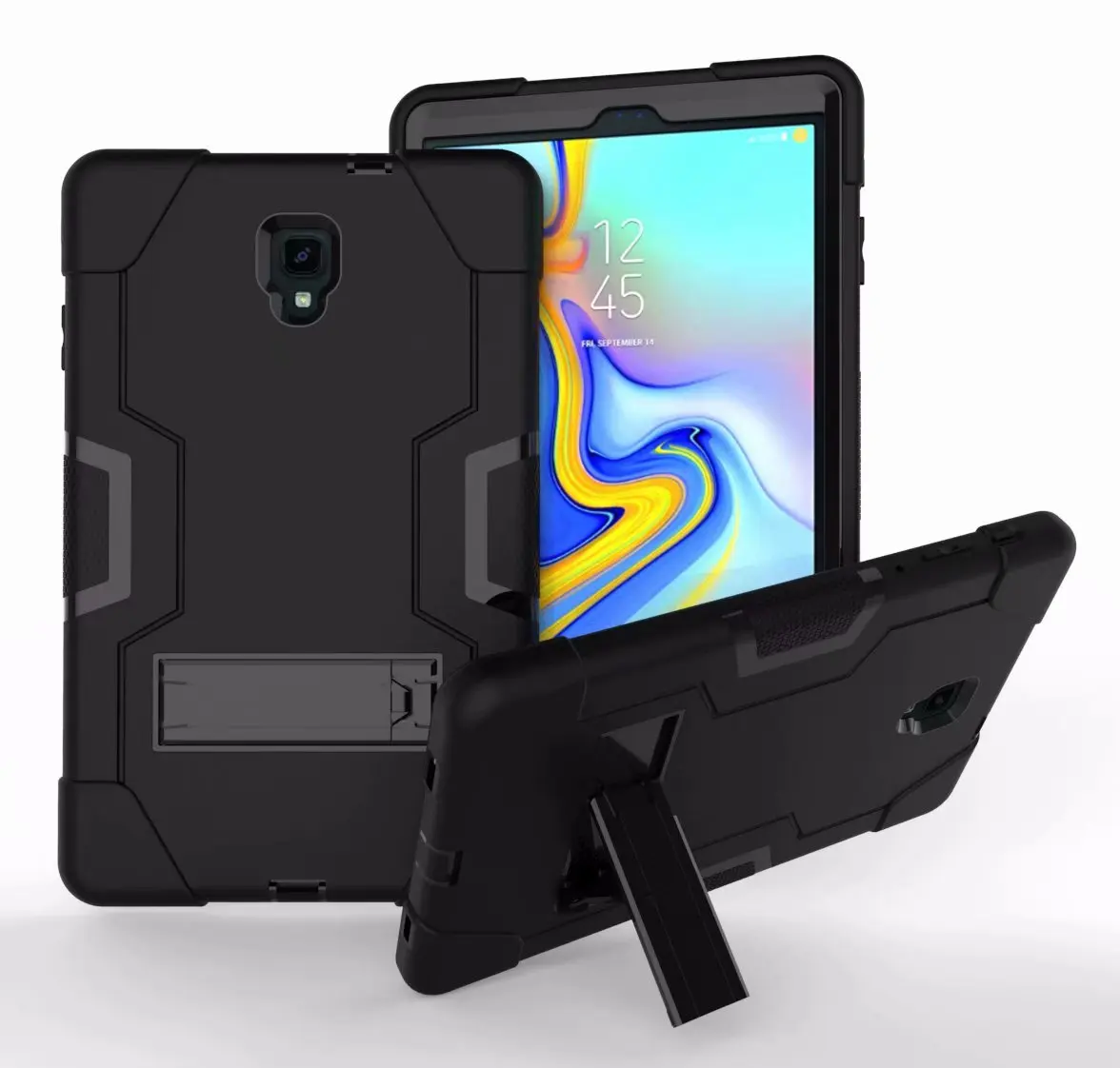 

Slim Hybrid Tough Armor Shockproof Rugged Protection Cover Case Kickstand For Samsung Galaxy Tab A 10.5 2018 SM-T590 T595 T597