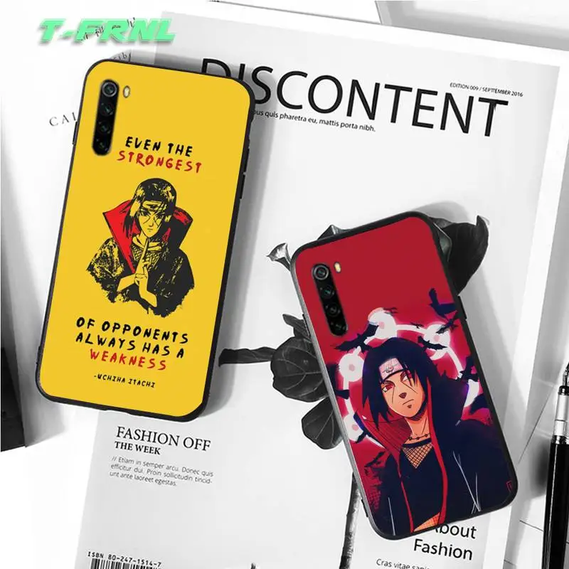 Чехол с персонажами Наруто Wumeiyuan оболочка чехлы для xiaomi note max mi 3 7 8 9se Redmi 7a 8t 10 pro lite