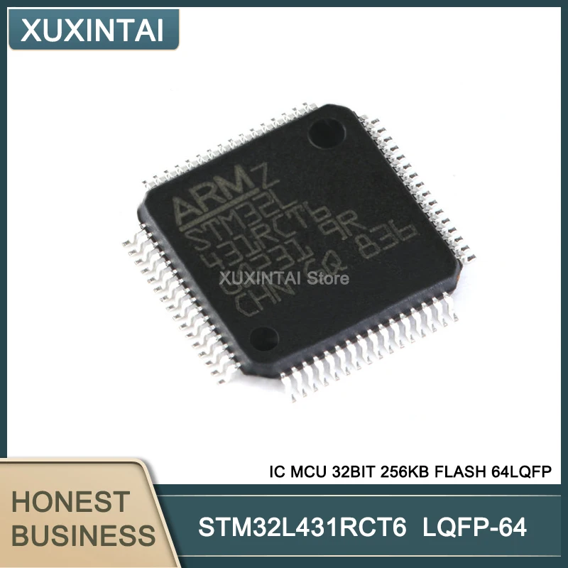 

10Pcs/Lot New Original STM32L431RCT6 STM32L431 MCU Microcontroller IC 32-Bit Single-Core 80MHz 256KB (256K x 8) FLASH 64-LQFP