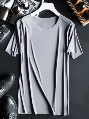 

New summer short-sleeved t-shirt men's trendy men's clothing on the wild 2646