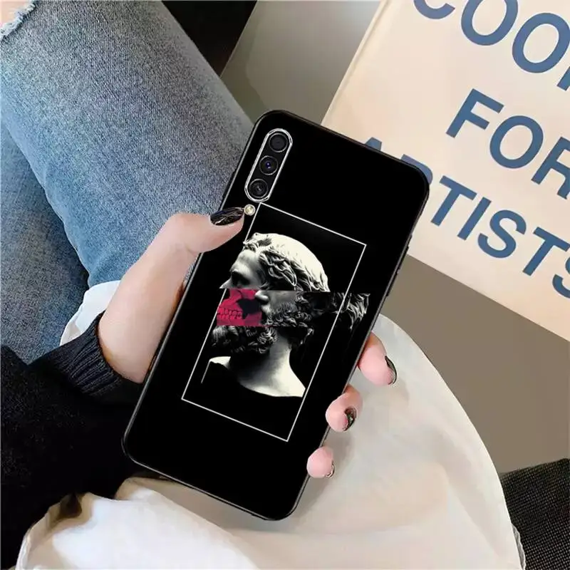 

Statue Abstract Art David Medusa Phone Case For Samsung galaxy S 9 10 20 A 10 21 30 31 40 50 51 71 s note 20 j 4 2018 plus