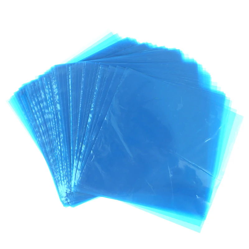 

200Pcs/set Blue Disposable Tattoo Clip Cord Sleeves Bags Covers Bags For Tattoo Machine Permanent Makeup Tattoo Accessory Hot