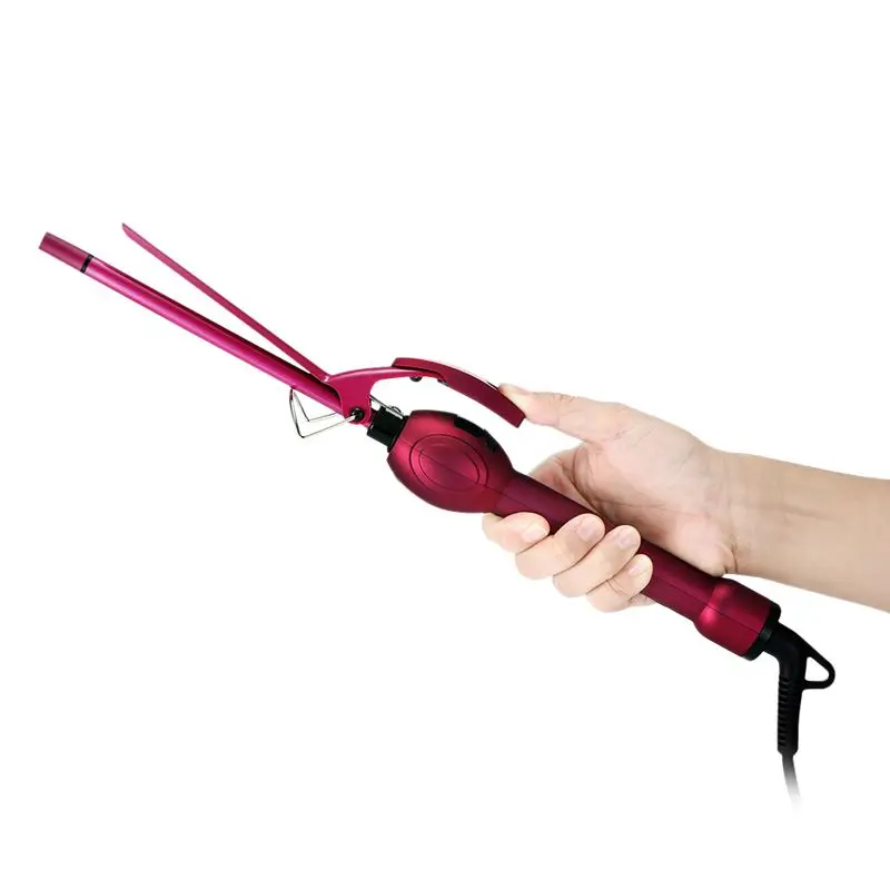 Kemei Km-1023 9Mm Curling Iron Hair Curler Professional Curl Irons Wand ic Roller Care Beauty Styling Tools C | Красота и здоровье