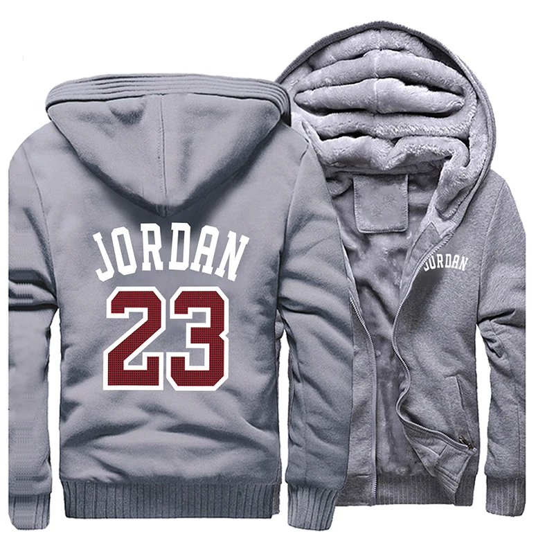 gray6 Мужская куртка с капюшоном Jordan 23 толстовки с принтом мужские толстые теплые пальто на молнии осень зима камуфляж военная уличная толстовка с капюшоном - Цвет: gray6