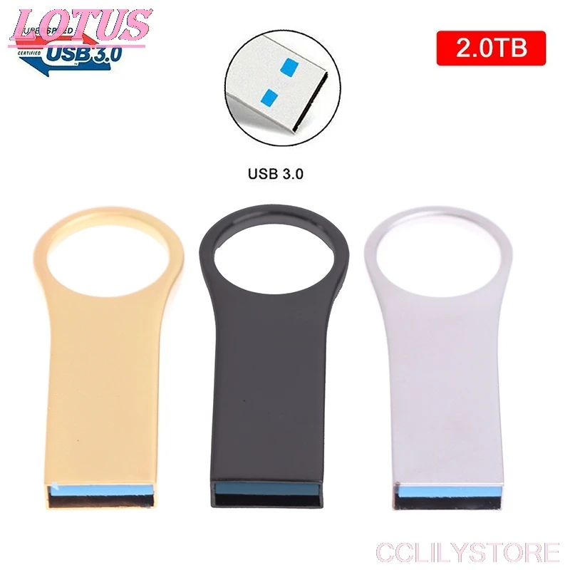 

1PCS 2TB Metal USB 3.0 Flash Drive Memory Stick Pen U Disk Metal Key Thumb PC Laptop