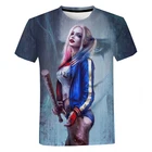 Весенне-летние модные новые футболки с 3D принтом для мужчин и женщин костюм ведьмы клоуна большой размер маленький размер оптовая продажа