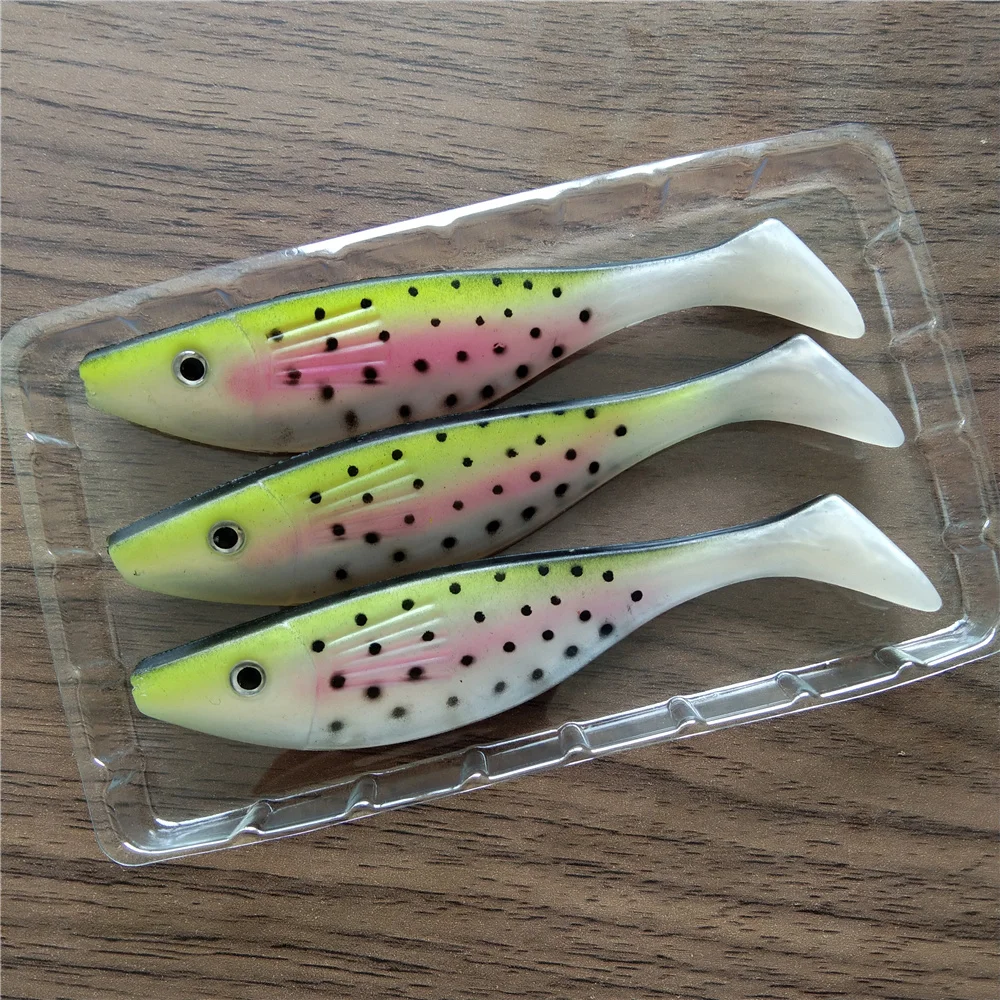 

Swolfy 12pcs 11cm 11.1g Sinking Lure swimbait soft fishing bait pike bass fishing Freshwater Saltwater Lure