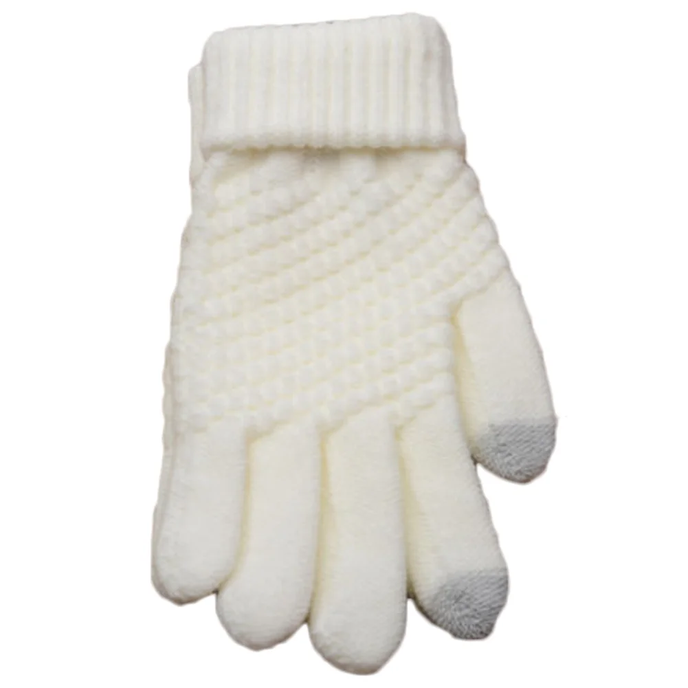 

New Solid Magic Gloves Women Girl Female Stretch Knit Gloves Mittens Hot Winter Warm Accessories Wool Guantes