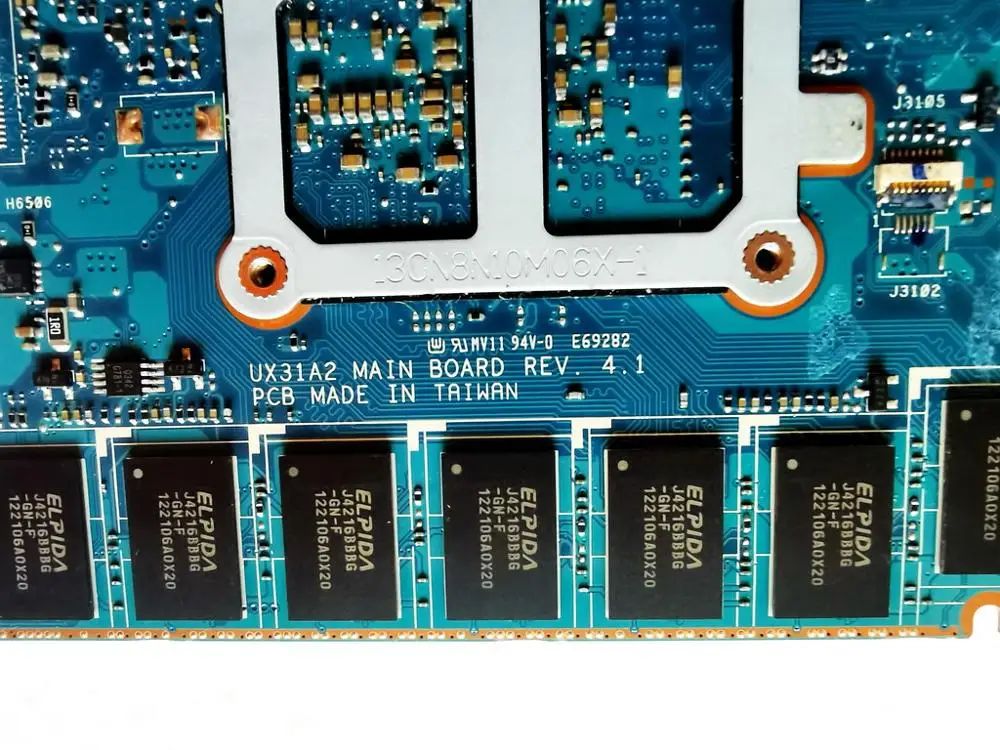 Оригинальная материнская плата для ноутбука ASUS UX31A I5-3317U 4 Гб UX31A2 REV 1