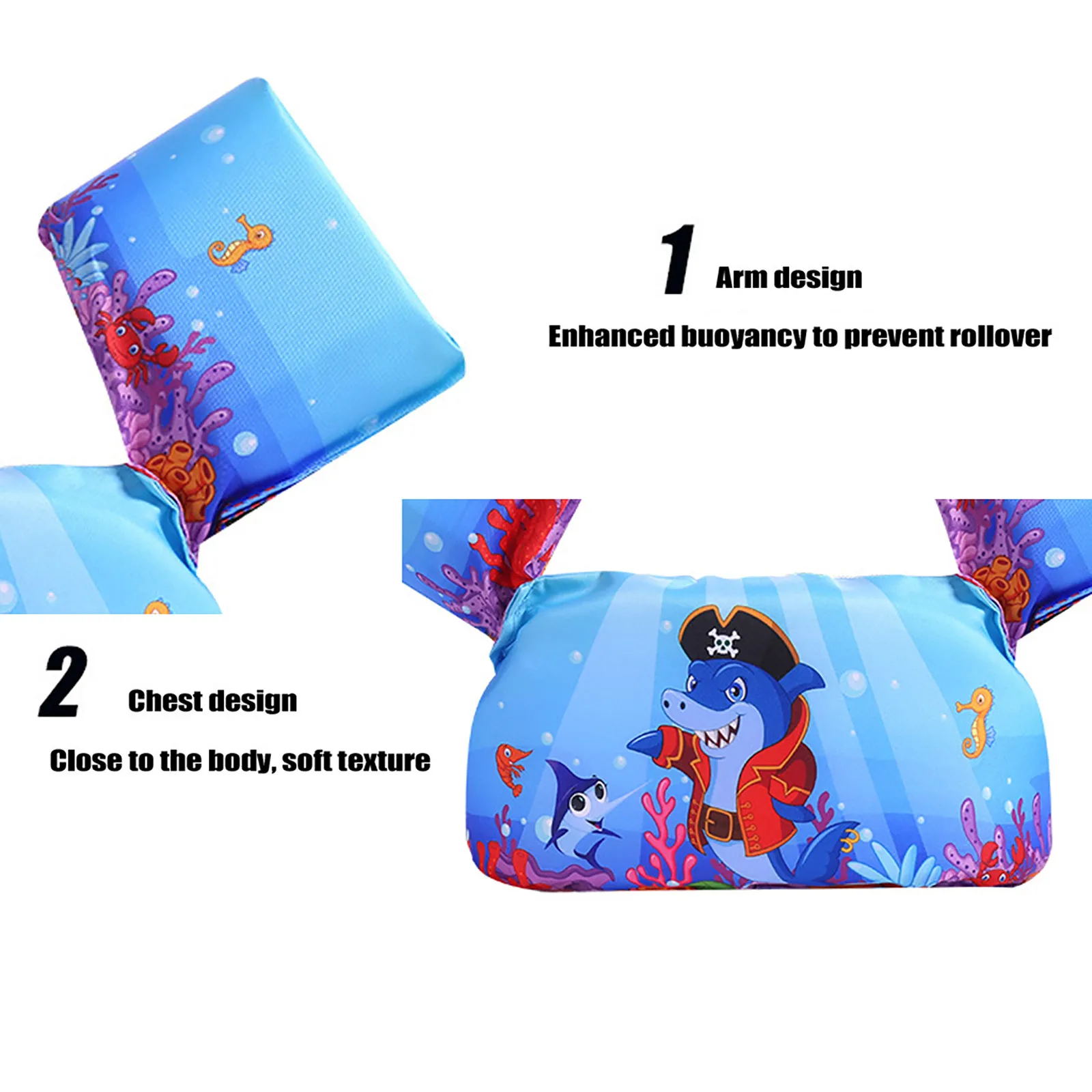 

Baby Swim Rings Puddle Jumper Baby Life Vest Child Life Jackets 2-10 Years Old Boy Girl Children Vest Swimming Training Floating