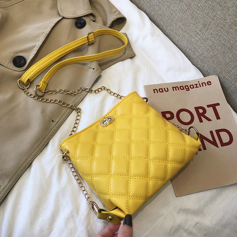 

New Woman Shoulder Bag Fashionable Simple Chain Messenger Bag High Quality Luxury Designer Handbag 2021 New Female Underarm Bag