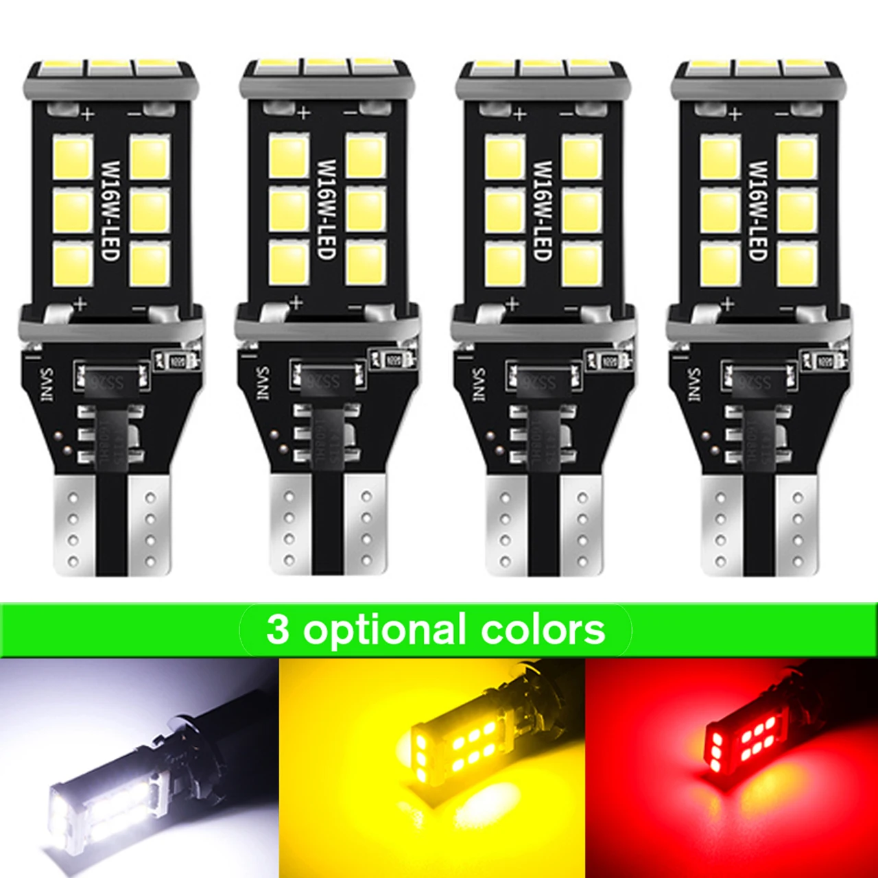 Светодиодный светильник T15 W16W 4 шт. 15SMD 2835 5 Вт|Сигнальная лампа| |