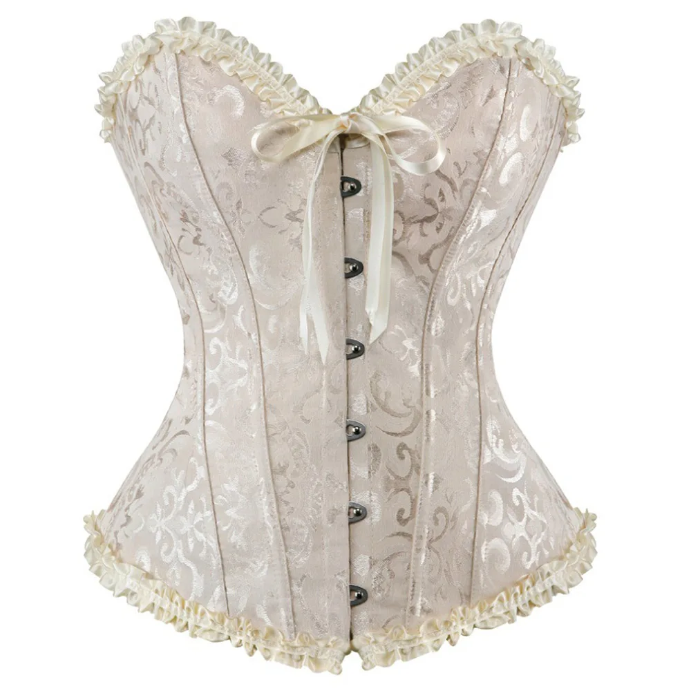 Новый Винтажный сексуальный Бюстье корсет женское кружевное свадебное белье Gorset