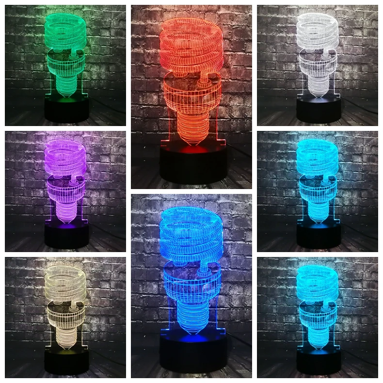 Оптовая продажа диодные миниатюрные лампы накаливания 7 смена Цветов RGB