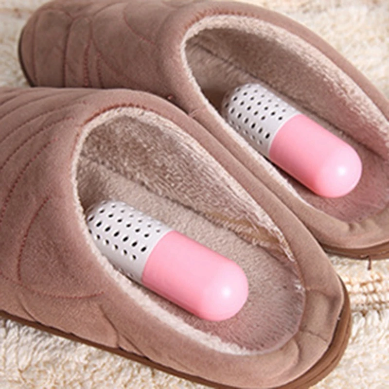 

4Pcs Home Creative Multifunctional Capsule-Shaped Shoe Deodorant Moisture-Proof Dryer Dehumidifier