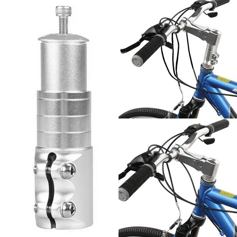 

12cm Bicycle Fork Stem Extender Fork Stem Rise Up Extension Handlebar Riser Aluminum Alloy MTB Bike Stem Riser Accessories